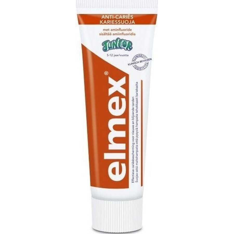 ELMEX JUNIOR TOOTH PASTE 1×75 ml, Zahnpasta für Kinder