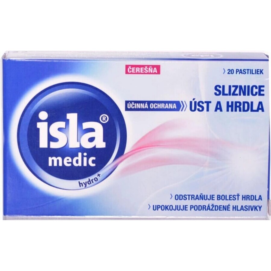 ISLA MEDIC voice 1x20 Stück, Lutschtabletten mit Kirschgeschmack