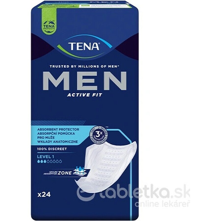 TENA Men Level 1 1×24 Inkontinenzeinlagen für Männer