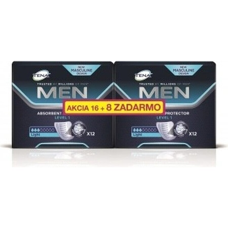 TENA Men Level 1 1×24 Inkontinenzeinlagen für Männer