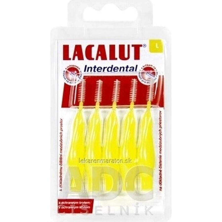 LACALUT INTERDENTAL FOCUSES L 1×5 buc, curățarea completă a spațiilor interdentare