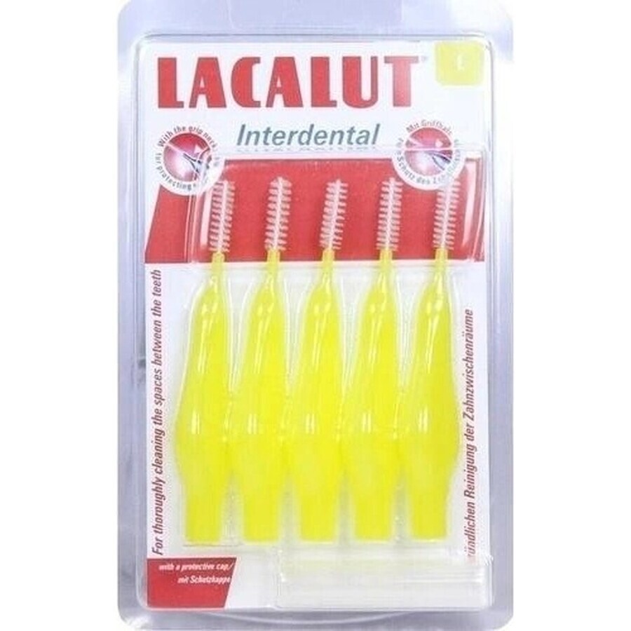 LACALUT INTERDENTAL FOCUSES L 1×5 buc, curățarea completă a spațiilor interdentare