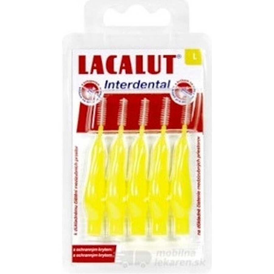 LACALUT INTERDENTAL FOCUSES L 1×5 buc, curățarea completă a spațiilor interdentare