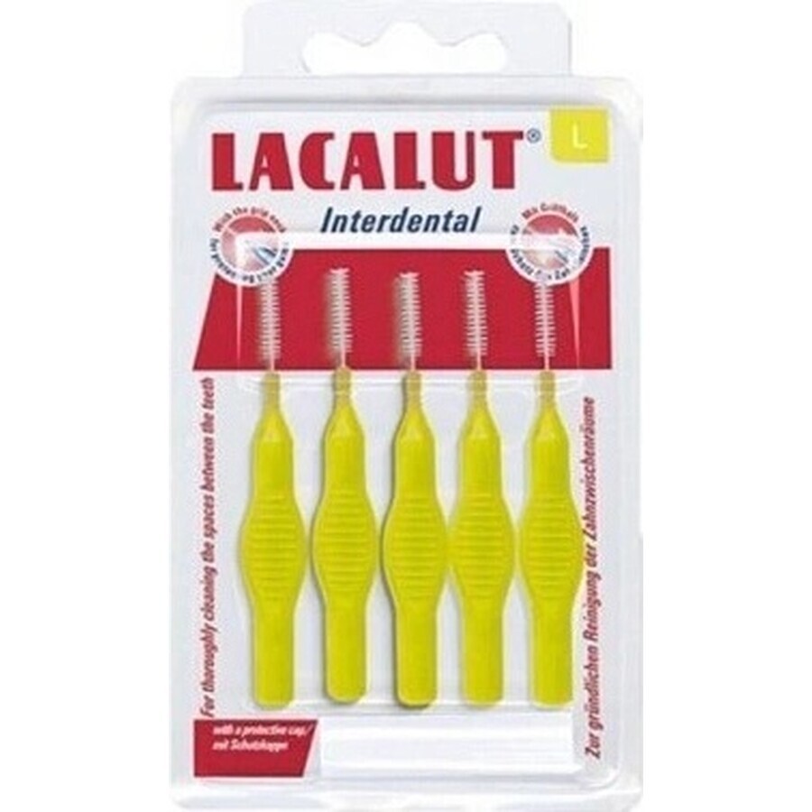 LACALUT INTERDENTAL FOCUSES L 1×5 buc, curățarea completă a spațiilor interdentare