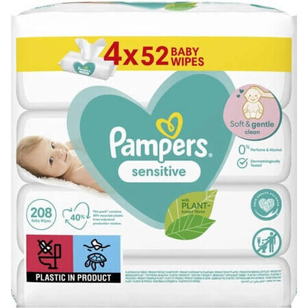 PAMPERS HARMONIE HARMONIE SALVIETTE PROTETTE&CARE 396KS 396KS 1×396 pezzi, salviette umidificate