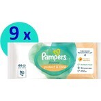 PAMPERS HARMONIE HARMONIE SALVIETTE PROTETTE&CARE 396KS 396KS 1×396 pezzi, salviette umidificate