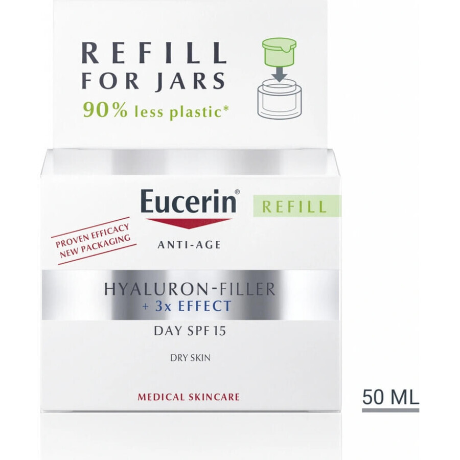 Eucerin HYALURON-FILLER+3xEFFECT Tagescreme REFILL 1×50 ml