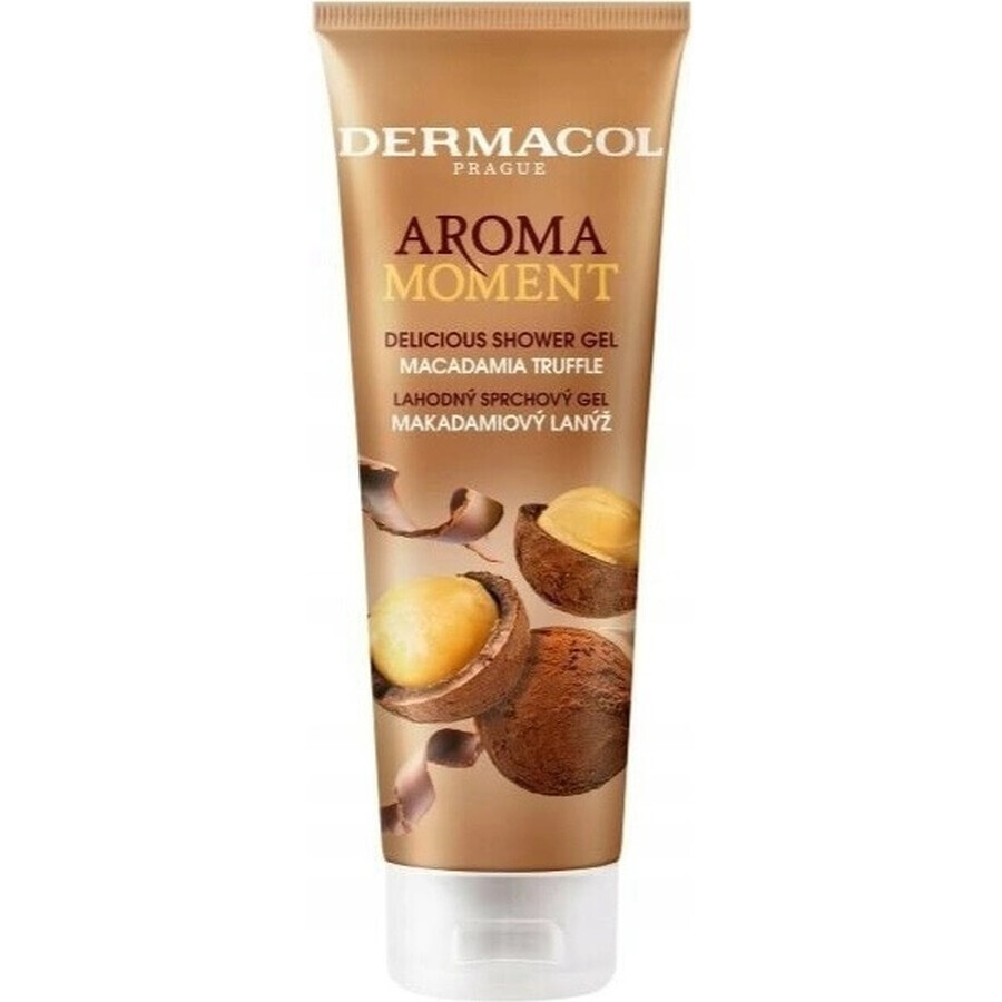 Dermacol Aroma Ritual Gel doccia al tartufo di Macadamia 1×250 ml, aroma di noce