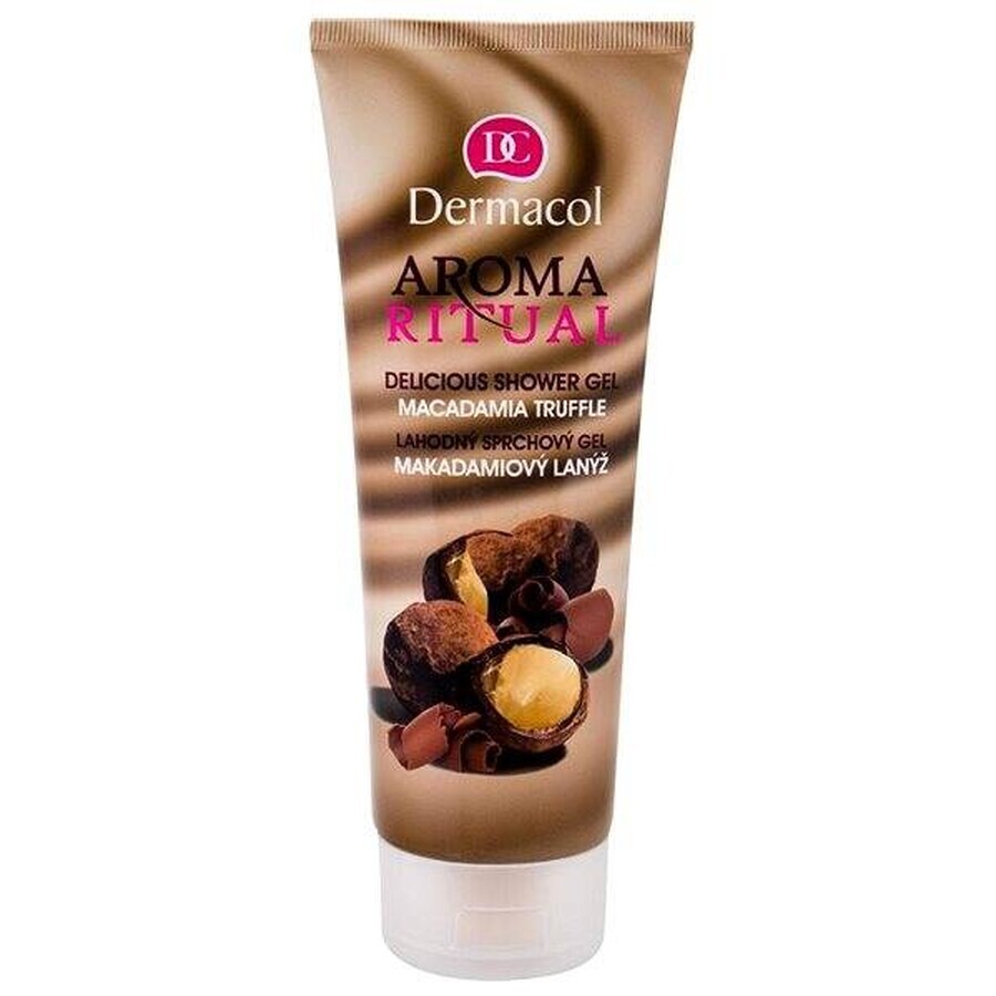 Dermacol Aroma Ritual Gel doccia al tartufo di Macadamia 1×250 ml, aroma di noce