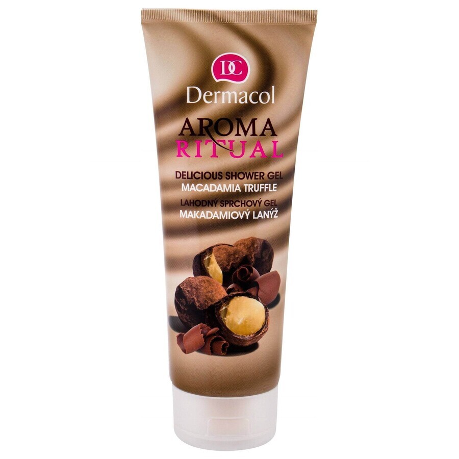 Dermacol Aroma Ritual Gel doccia al tartufo di Macadamia 1×250 ml, aroma di noce