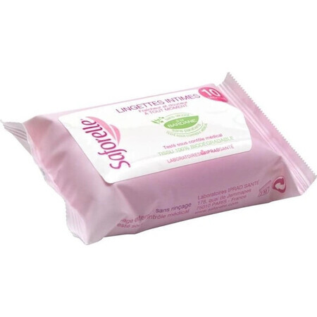 SAFORELLE INTIMA Wipes 1×10 Stück, Feuchttücher