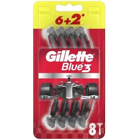 Gillette Blue3 Nitro 6+2 unidades 1×9 unidades