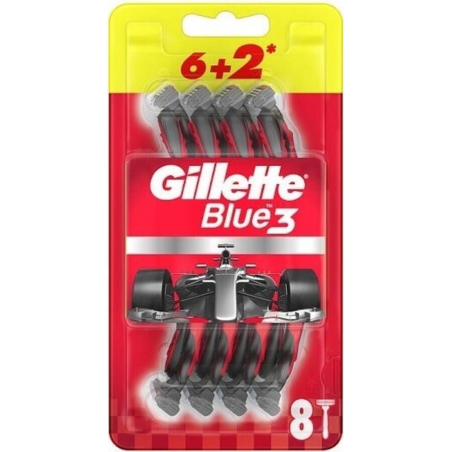 Gillette Blue3 Nitro 6+2 unidades 1×9 unidades