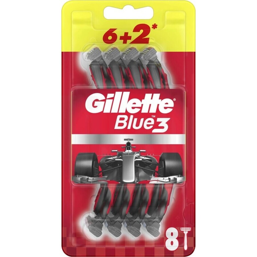 Gillette Blue3 Nitro 6+2 unidades 1×9 unidades