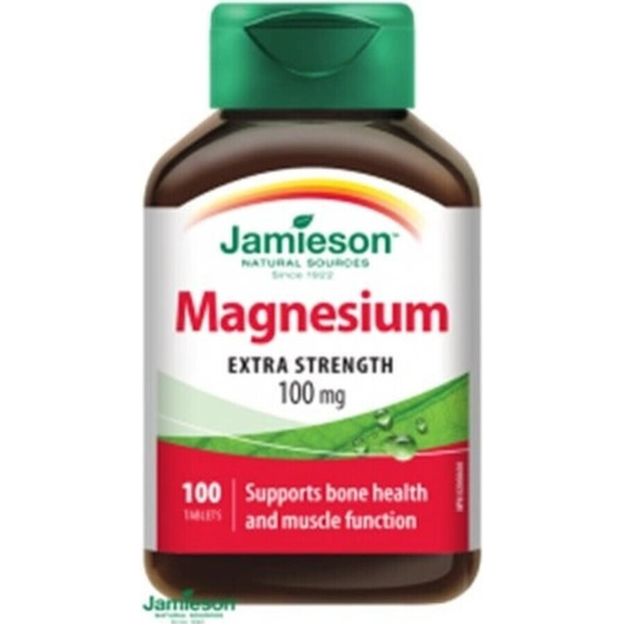 JAMIESON MAGNESIUM 100 mg 1×100 tbl, Magnesium