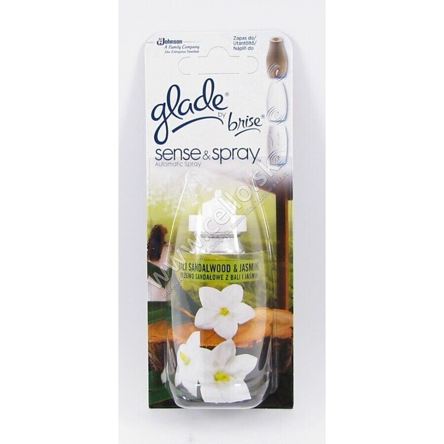 Glade by Brise Sense & Spray Sandelhout en Jasmijn uit Bali 1×18 ml, navulling