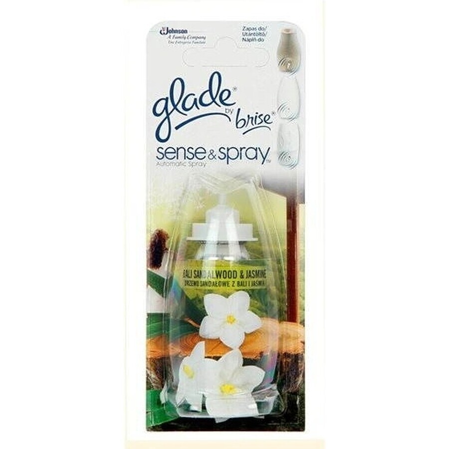 Glade by Brise Sense & Spray Sandelhout en Jasmijn uit Bali 1×18 ml, navulling