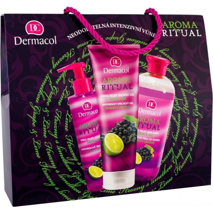 Dermacol Aroma Ritual Badeschaum Trauben mit Limette 1×500 ml, Badeschaum