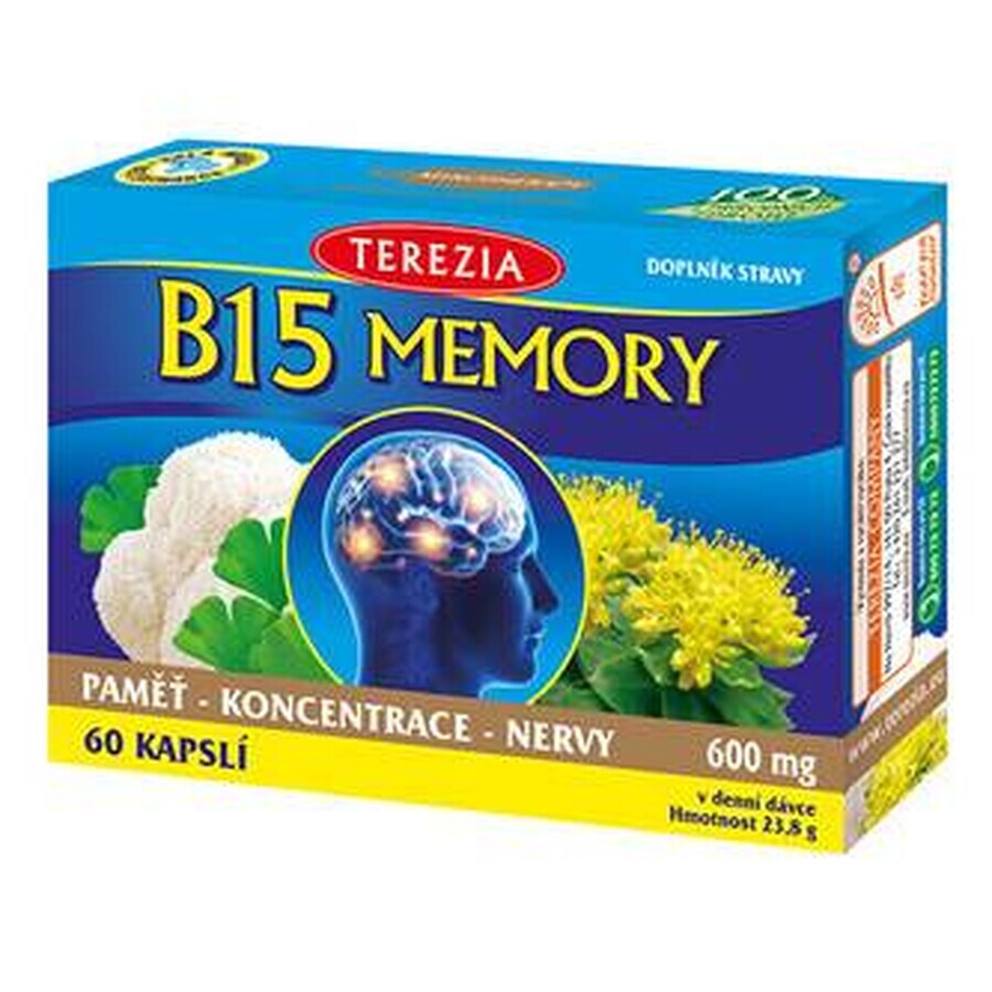 TEREZIA B15 MEMORY 1×60 cps, Nahrungsergänzungsmittel