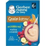 Gerber Natural Milk Porridge Wheat-Oat 1×220 g, raspberry and banana (from 6 months)