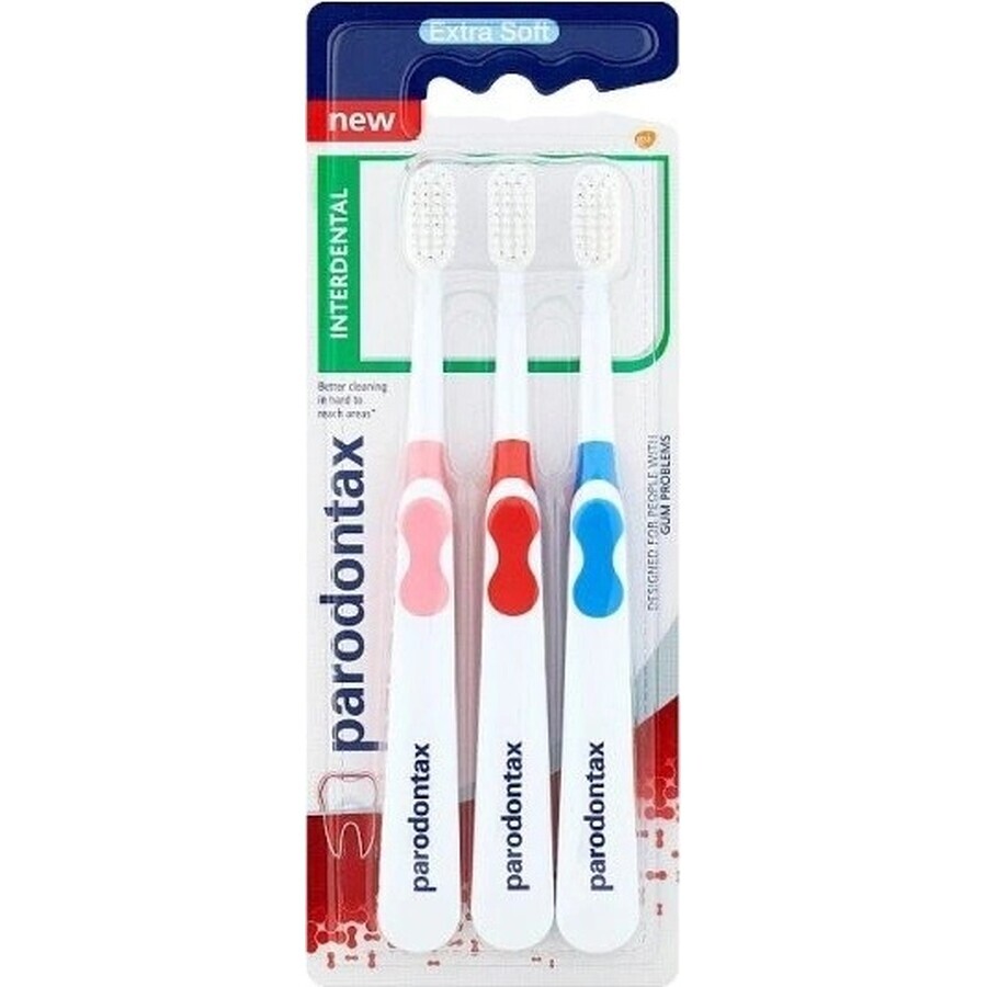 Parodontax Interdental Triopack Extra Soft 1×3 Stück, Zahnbürste