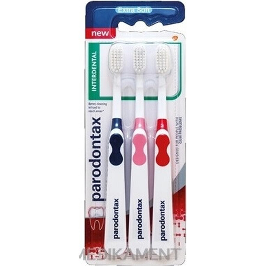 Parodontax Interdental Triopack Extra Soft 1×3 Stück, Zahnbürste