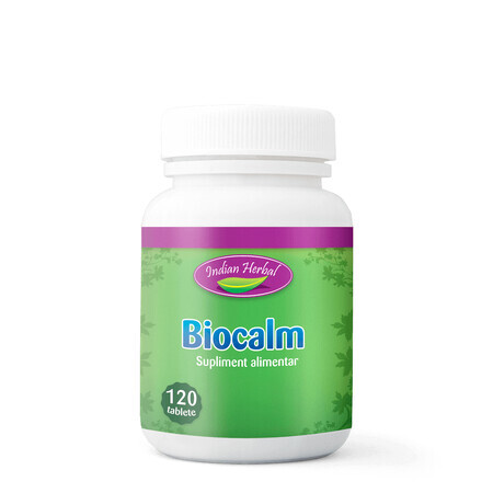 Biocalm, 120 tablete, Indian Herbal