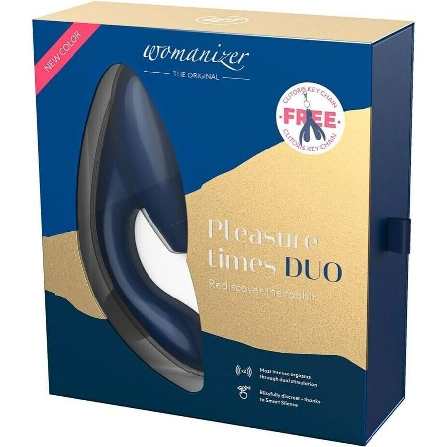 Womanizer DUO BLUEBERRY 1×1 BLUEBERRY DUO 1×1 pc, stimolatore clitorideo