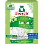 Frosch ECO Tablettes pour lave-vaisselle tout en 1 Lemon 1×50 pcs, tablettes pour lave-vaisselle