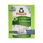 Frosch ECO Tablettes pour lave-vaisselle tout en 1 Lemon 1×50 pcs, tablettes pour lave-vaisselle