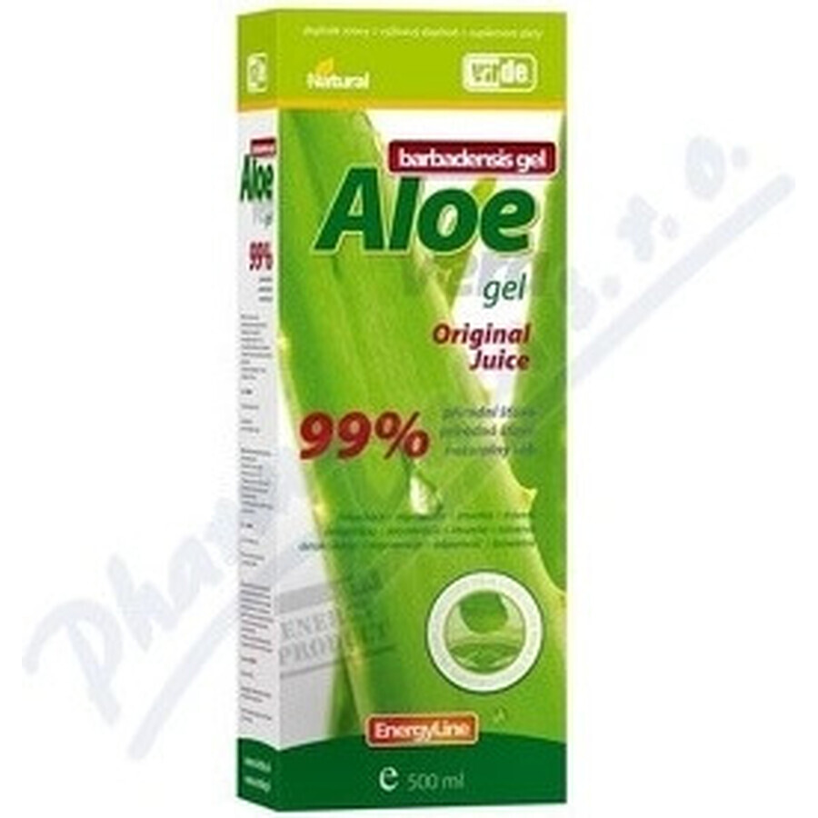 VIRDE ALOE VERA ALOE VERA barbadensis Gel 1×500 ml, Originalsaft