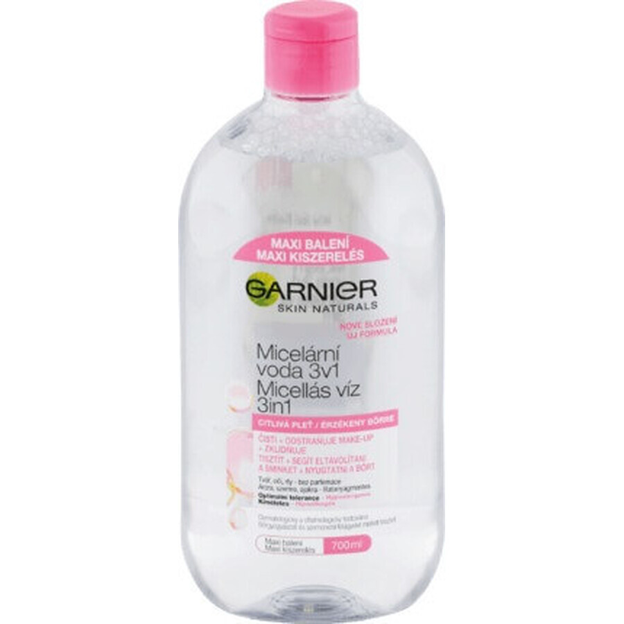 Garnier Agua Micelar 3en1 1×700 ml, agua micelar