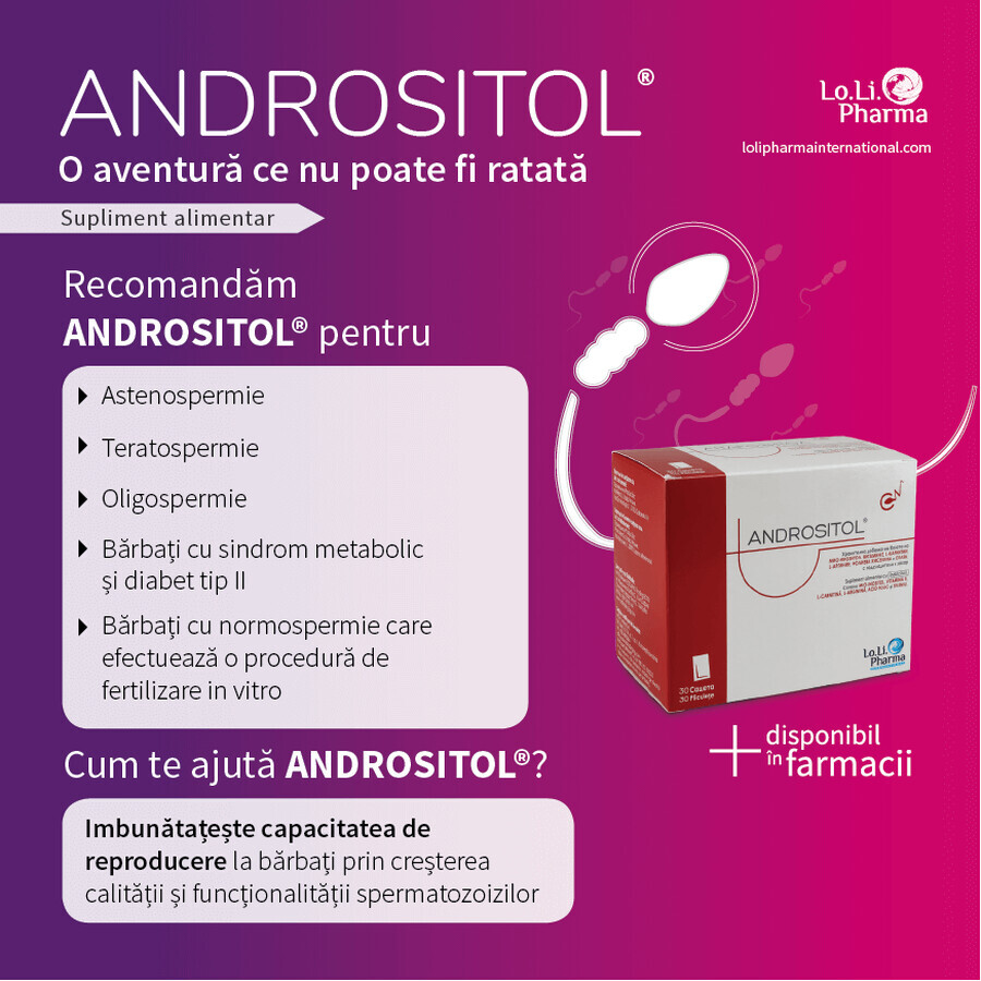 Andrositol, 30 Sachets, Lo Li Pharma