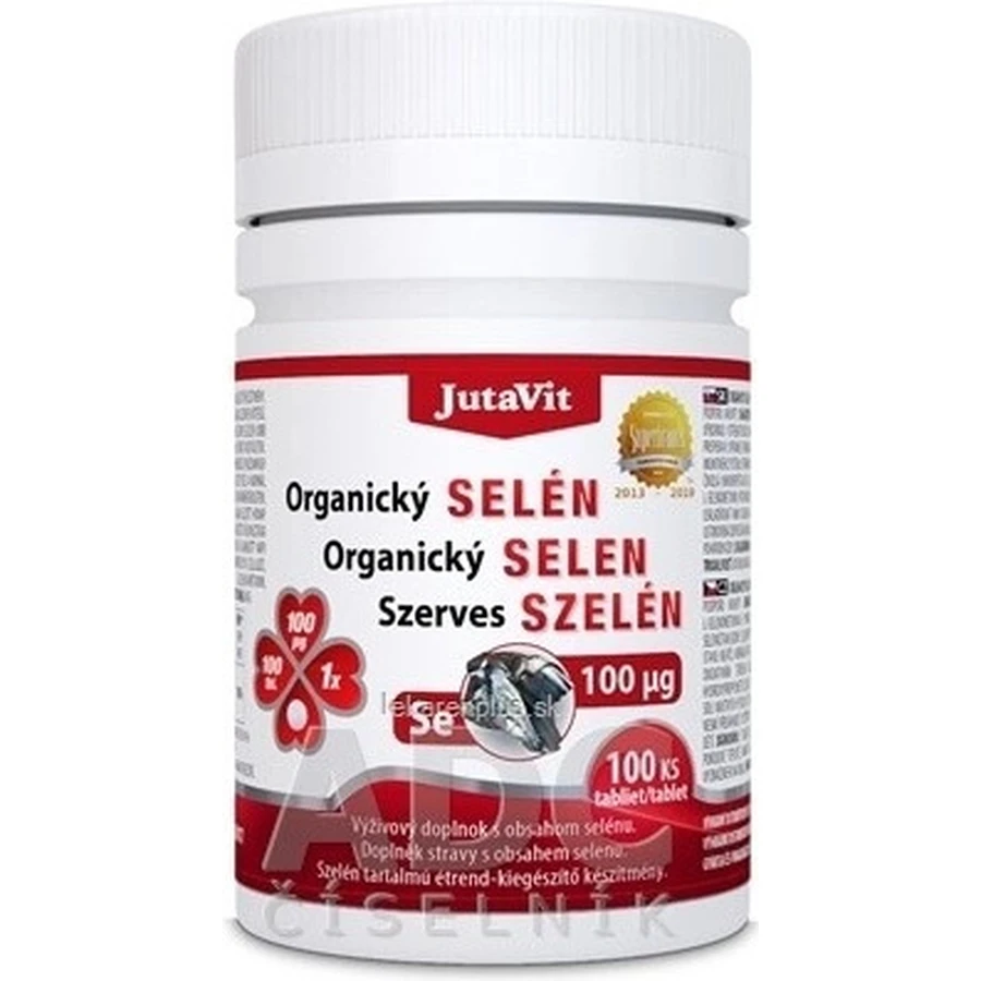 JutaVit Selenio orgánico 100 µg tbl 1x100 unid.