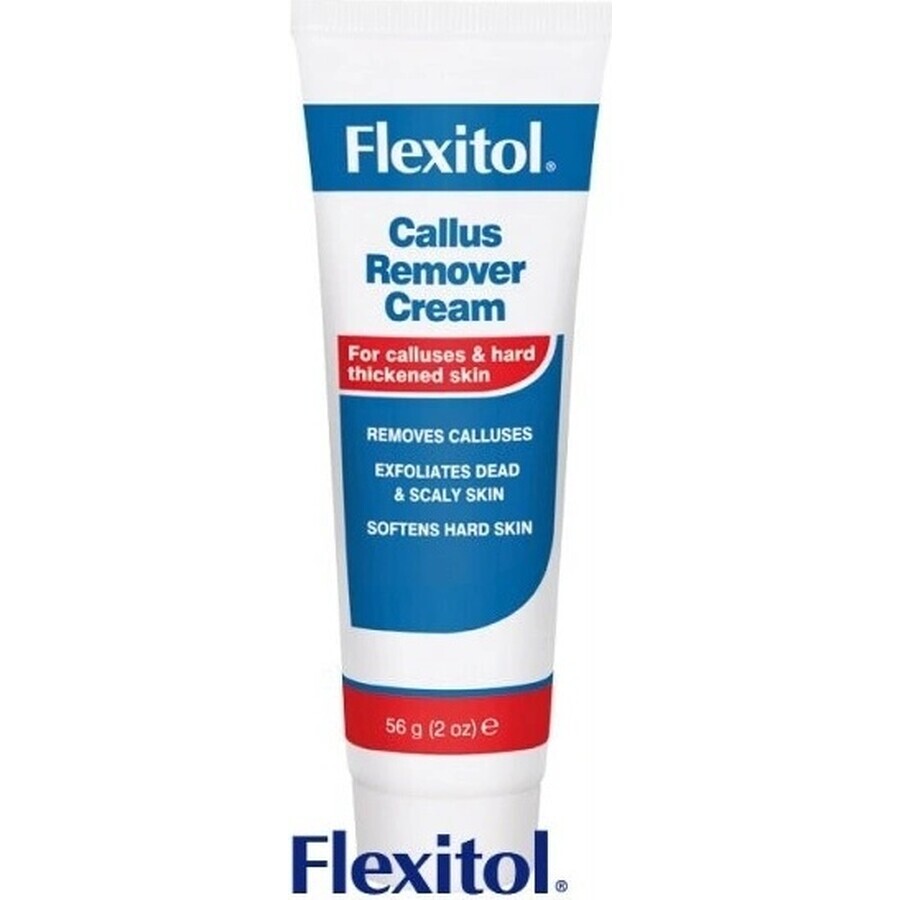 FLEXITOL CALLUS für Blasen und faltige Haut 1×56 g, Entfernung von Blasen, abgestorbener und schuppiger Haut