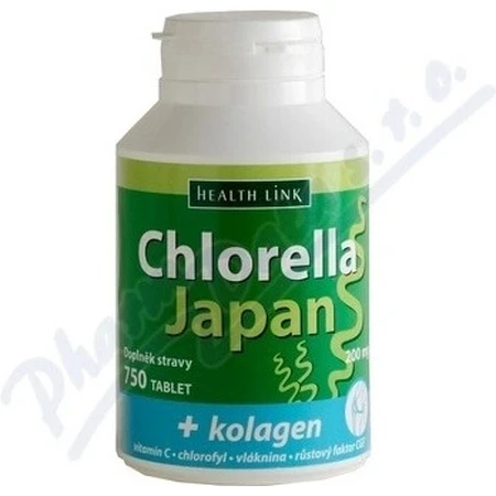 Health Link CHLORELLA JAPAN 1×750 tbl, chlorella: ceny i cechy