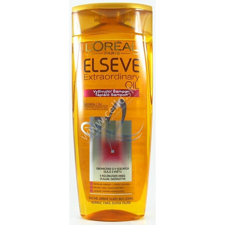 ELSEVE EXTRAORDINALY OIL 1×250 ml, Shampoo für trockenes Haar