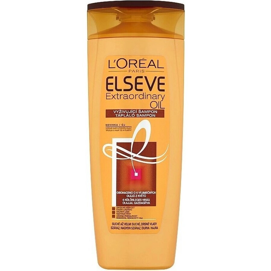 ELSEVE EXTRAORDINALY OIL 1×250 ml, Shampoo für trockenes Haar