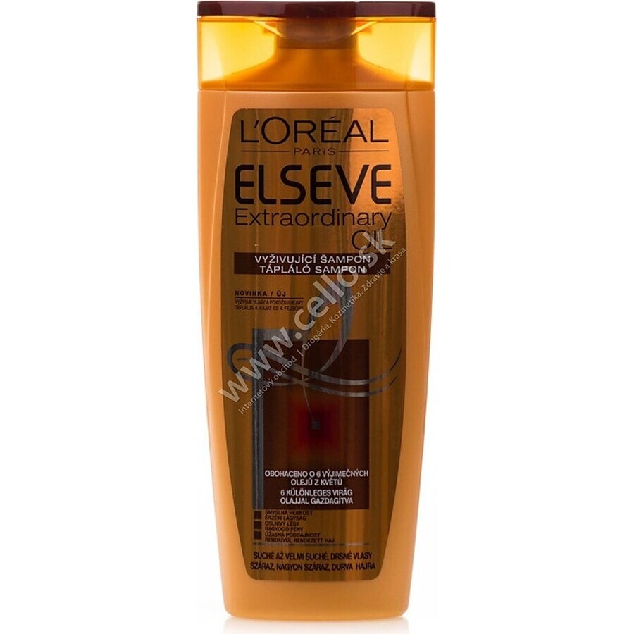 ELSEVE EXTRAORDINALY OIL 1×250 ml, Shampoo für trockenes Haar