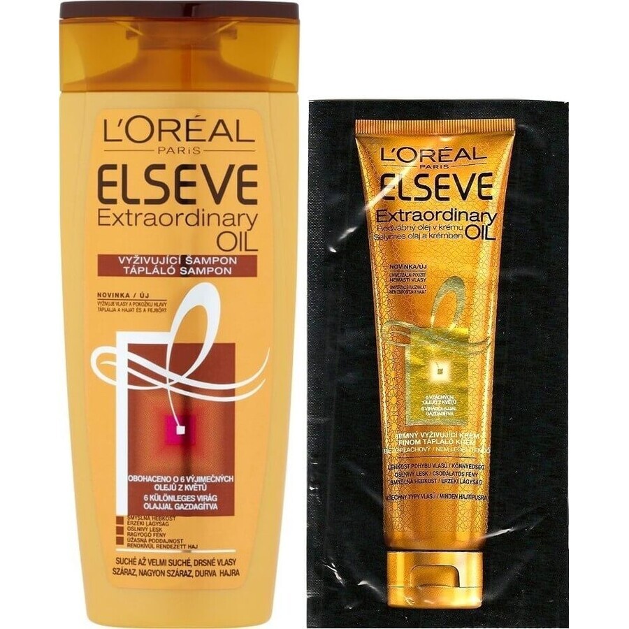 ELSEVE EXTRAORDINALY OIL 1×250 ml, Shampoo für trockenes Haar