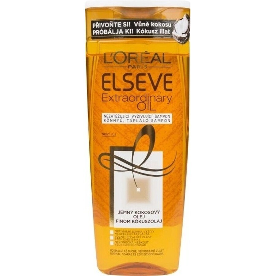 ELSEVE EXTRAORDINALY OIL 1×250 ml, Shampoo für trockenes Haar