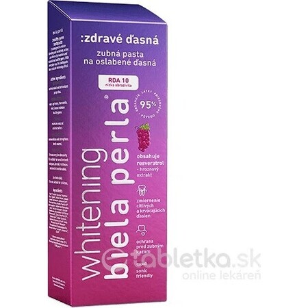 White Pearl Albire gingii sănătoase - pastă de dinți 1×75 ml