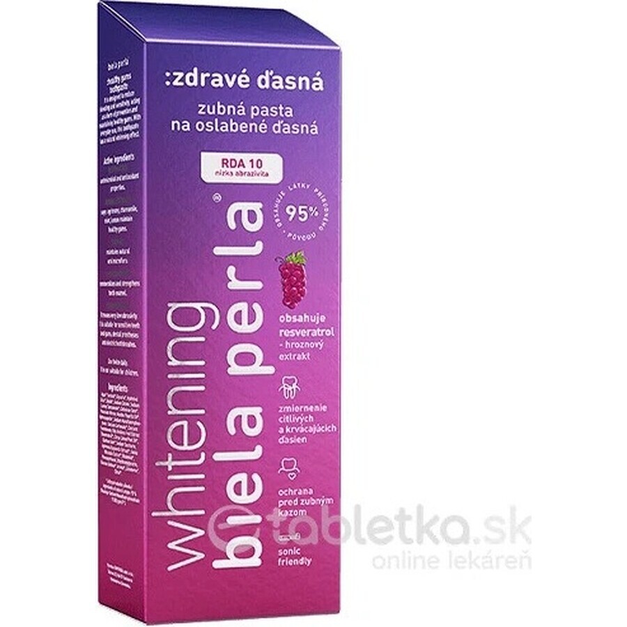 White Pearl Albire gingii sănătoase - pastă de dinți 1×75 ml