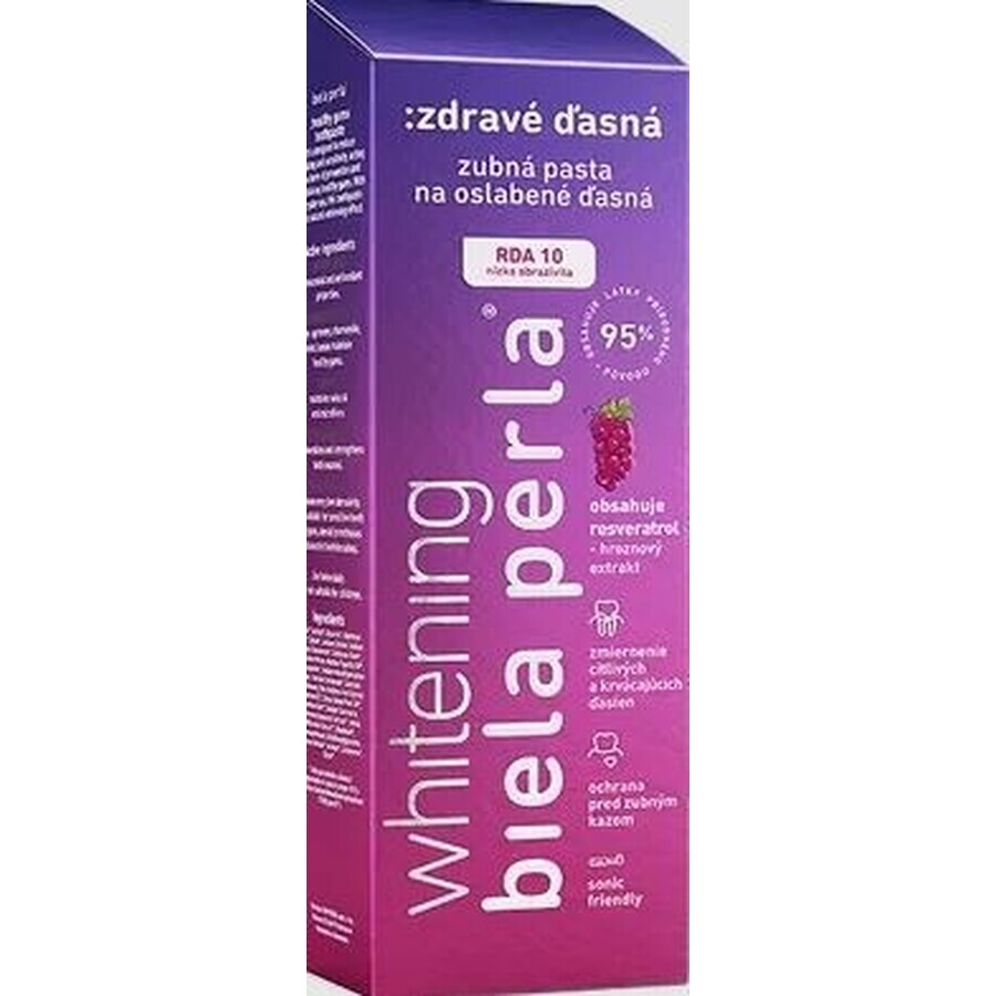 White Pearl Albire gingii sănătoase - pastă de dinți 1×75 ml