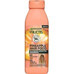 Garnier Fructis Hair Food Champú abrillantador a la piña para cabello largo, 350 ml 1×350 ml, Champú abrillantador