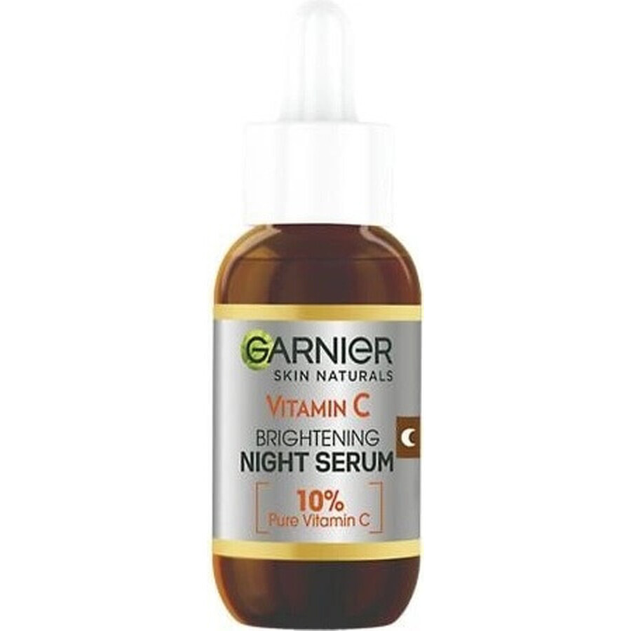 Garnier Skin Naturals Siero Notte Illuminante con Vitamina C, 30 ml 1×30 ml, siero notte