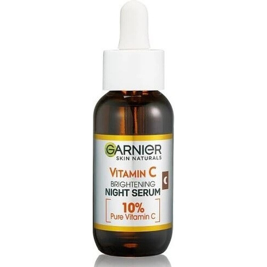 Garnier Skin Naturals Siero Notte Illuminante con Vitamina C, 30 ml 1×30 ml, siero notte