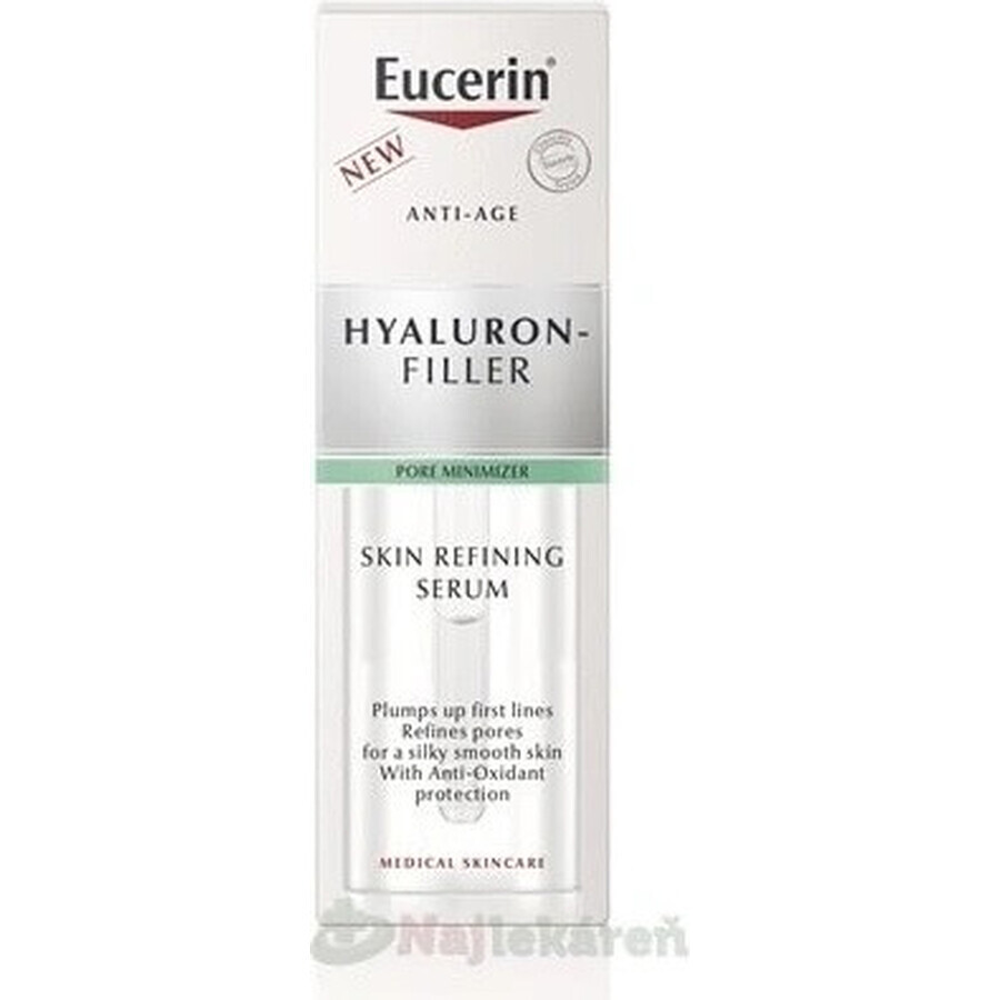 Eucerin HYALURON-FILLER SÉRUM AFINADOR DE LA PIEL 1×30 ml, antiedad, sérum refinador