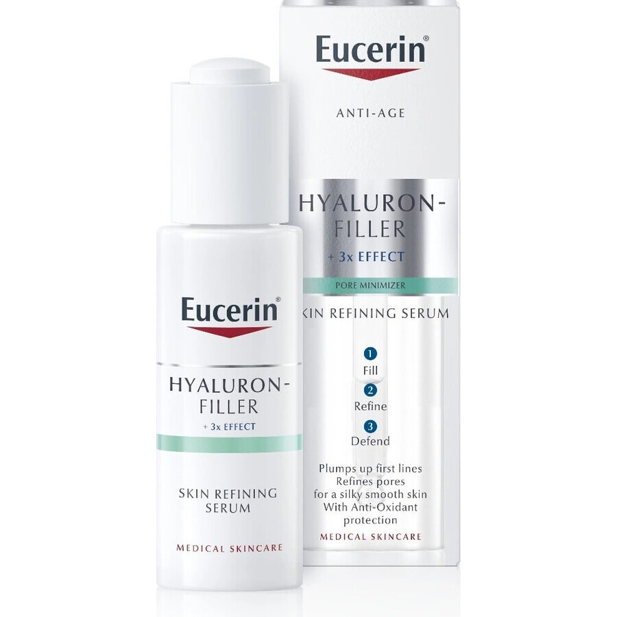 Eucerin HYALURON-FILLER SÉRUM AFINADOR DE LA PIEL 1×30 ml, antiedad, sérum refinador