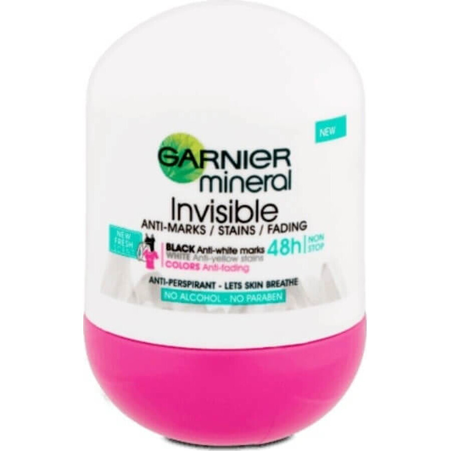 Garnier Bola Invisible Antitranspirante 1×50 ml, roll-on